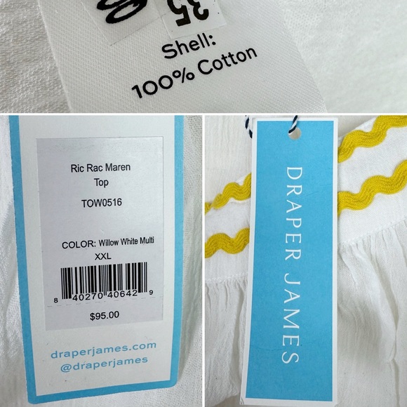 Draper James Ric Rac Maren Top - Picture 7 of 8